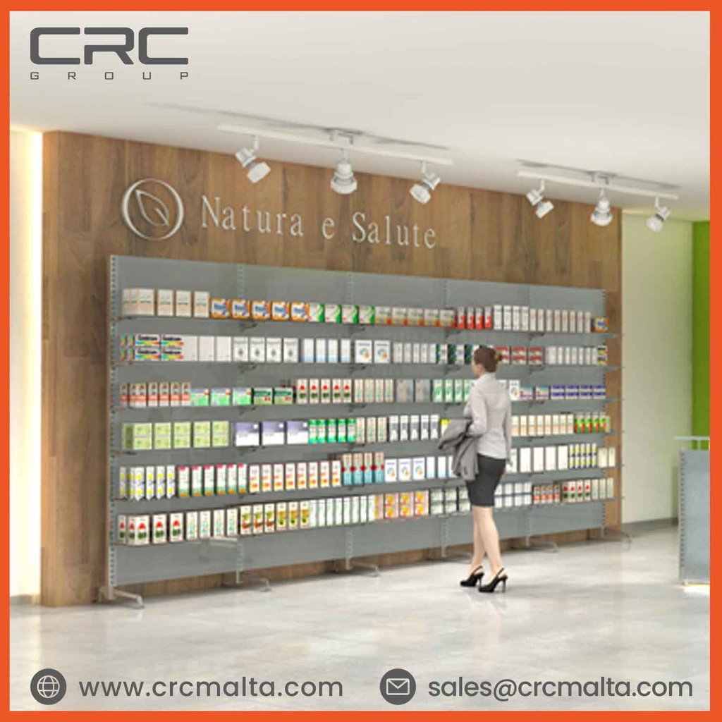 CRC Glass Shelves Malta AXON L