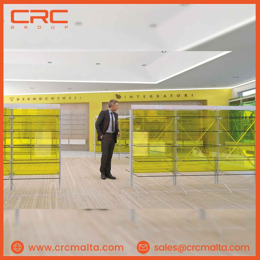 CRC Glass Shelves in Malta AXON LX