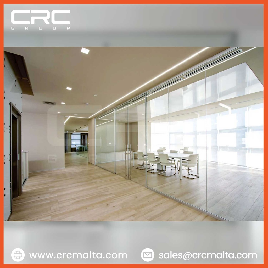 CRC Single Glass Partition