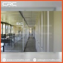 CRC Single Glass Partition