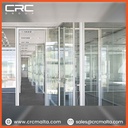 CRC Square Profile Glass Partition Malta - FLY