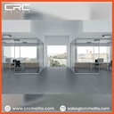CRC Double Glass Partition Malta - Premium DV