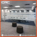 CRC Double Glass Partition Malta - Premium DV