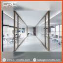 CRC Double Glass Partition Malta - Premium DV