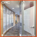 CRC Single Glass Partition in Malta - LINEAR