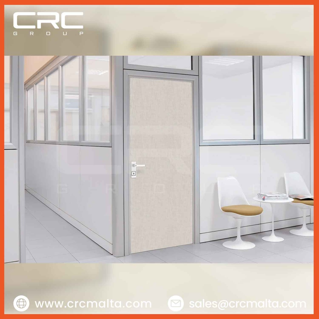 CRC Convex Single Glass Partition in Malta