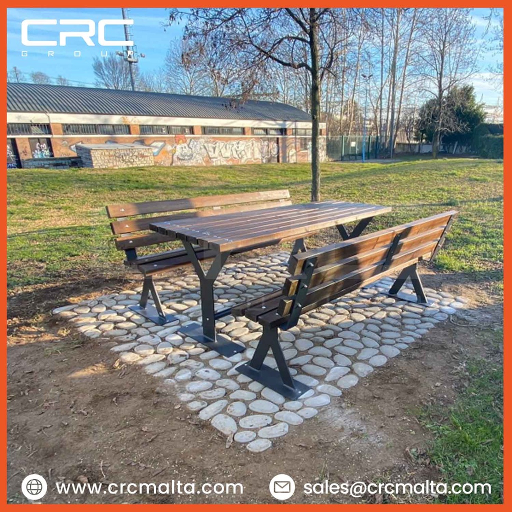 CRC Space Set Table with Benches