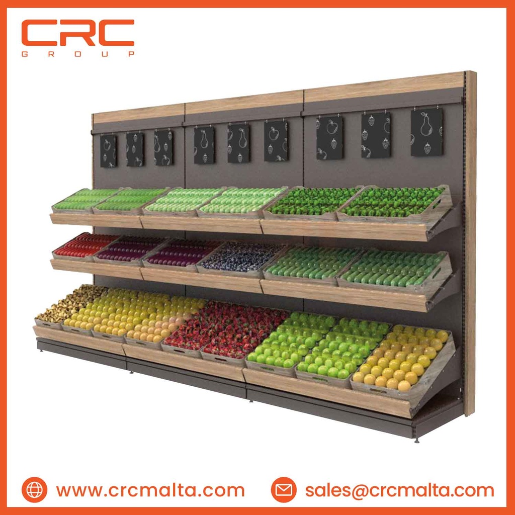 CRC Fruit and Vegetable Shelving 