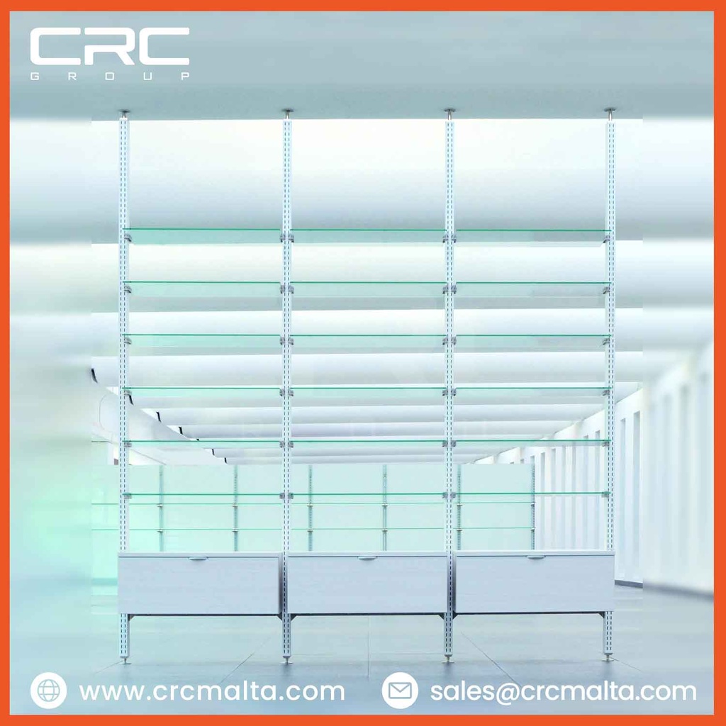 CRC Glass Shelves Malta AXON L