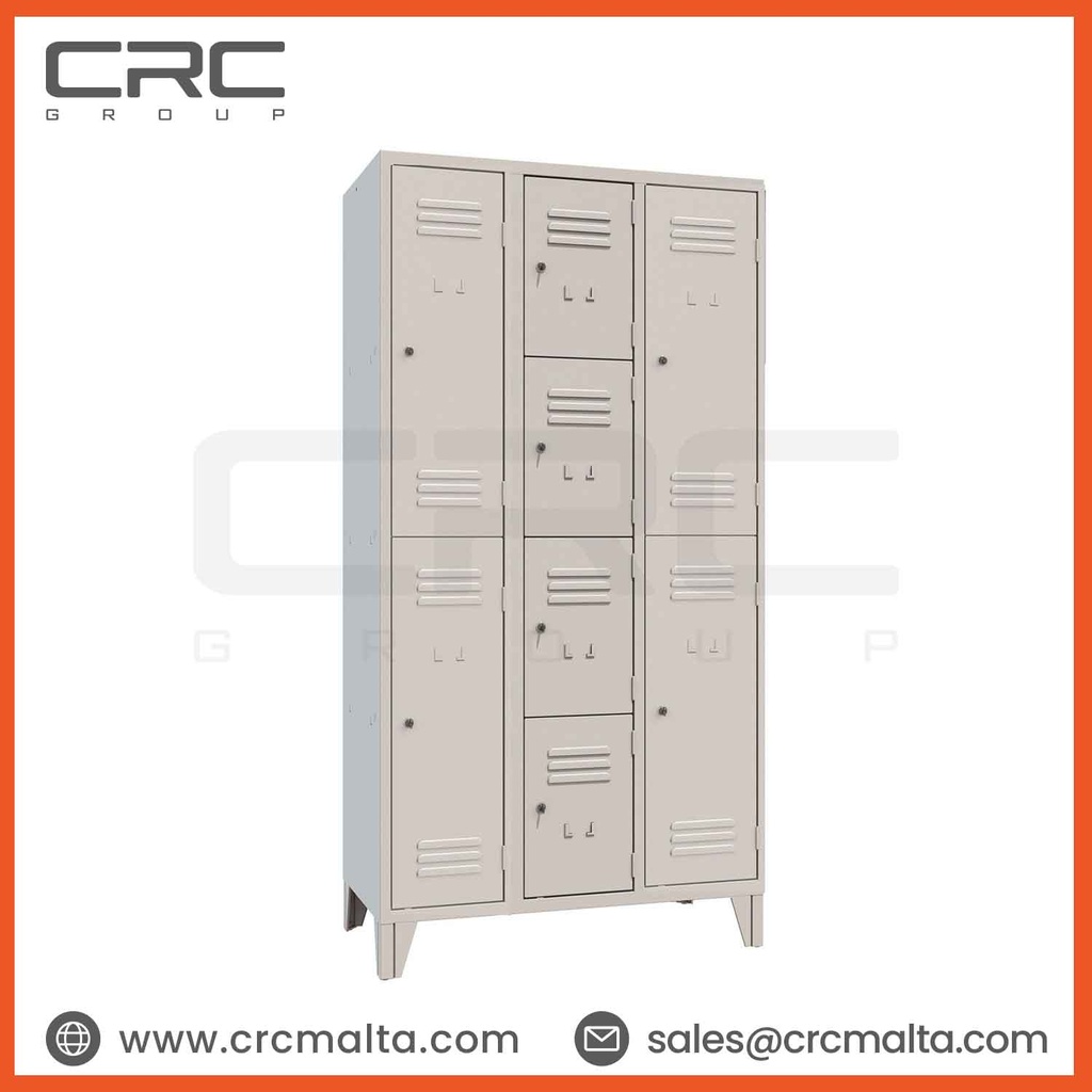 CRC 8 Compartment Locker Combi 90X50X1 