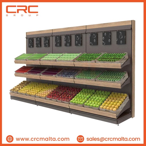 CRC Fruit and Vegetable Shelving 