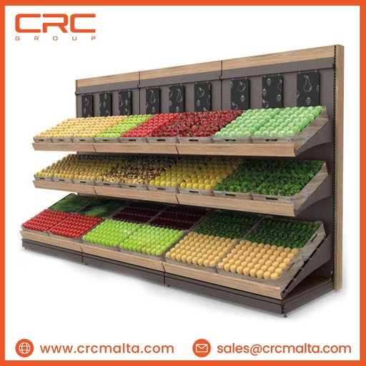 CRC Fruit and Vegetable Wall Shelving 
