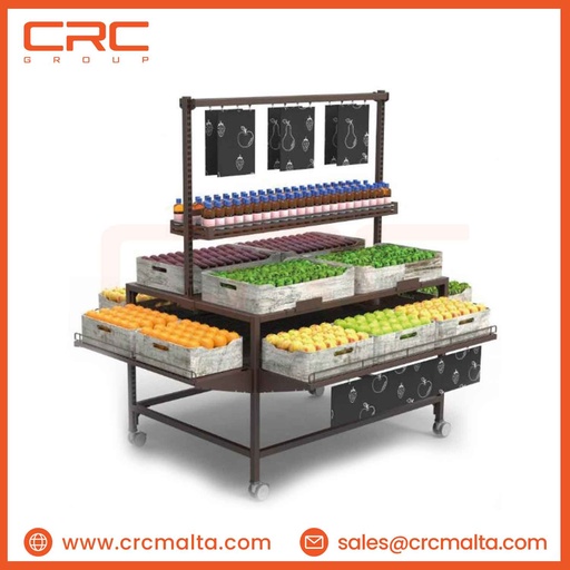 CRC Fruit and Vegetable Displayer Table 3X3