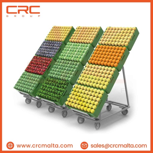 CRC Fruit and Vegetable Wheeled Displayer