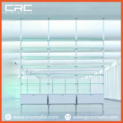 CRC Glass Shelves Malta AXON L