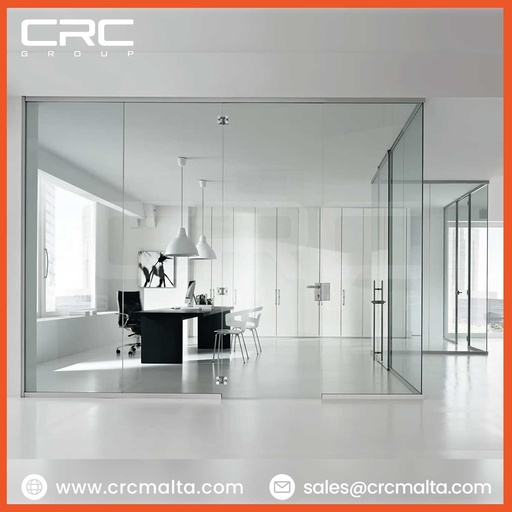 CRC Single Glass Partition Malta - Time