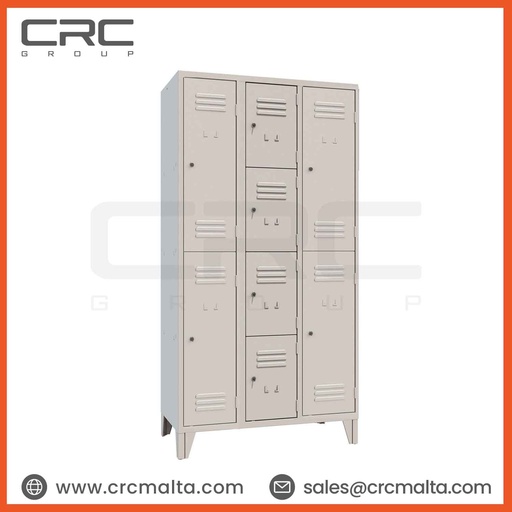 CRC 8 Compartment Locker Combi 90X50X1 