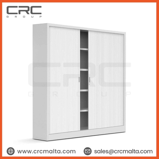 CRC 2-Rolling Doors Metal Cabinet 